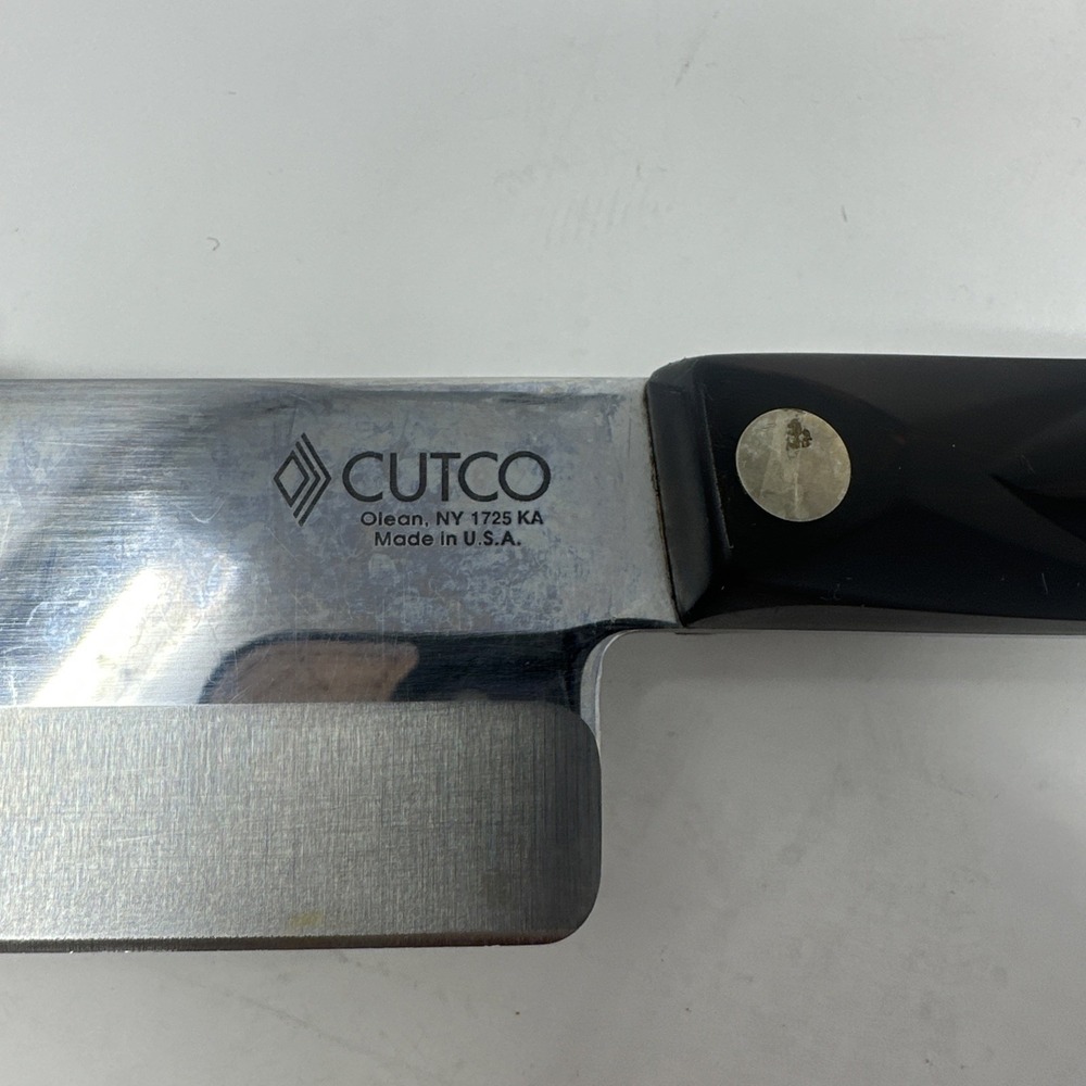 Cutco 1725 KA French Chef Knife 9" Classic Dark Brown Handle USA